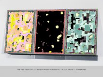 “Heat Fields Triptych” 1993, CLC laser prints mounted on aluminum 85.5 x 40.6 cm, edition of 3   © Georg Mühleck
