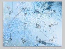 “ice drawing with spikes from the dark box III” 2006, Archival pigment on Arches 51 x 42 cm, edition of 3  © Georg Mühleck