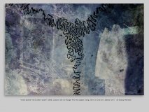 "mind bunker #15 (deer skull)" 2000, Lysonic ink on Rough Fine Art paper 210g, 59,4 x 42,0 cm, edition of 5   © Georg Mühleck