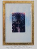 “Pirate Art Process — series of 10 frames” 1989, Copigraphy on paper and acetate, fake gold frame sealed in plastic 23 x 33 cm, 1/1  —  Georg Mühleck (archive#PAP632)