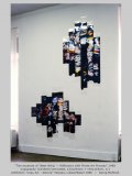 “Two excerpts of ‘West Wing’ — Reflectors with Pirate Art Process” 1988, Copigraphy (CX5000) laminated, 133x204cm + 155x155cm, 1/1, exhibition "Copy Art - Astoria" Palazzo, Liestal/Basel 1988  —  Georg Mühleck