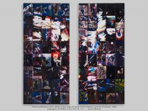 “Pirate combination print: state of soul, state of mind: the NY diptych” part III of triptych, 1988, Copigraphy (CX5000), 225 x 222 cm, 1/1  —  Georg Mühleck