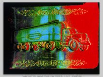 “buckle: truck 2” 1989 Copigraphy (Thermo-Transfer CX5000) 28 x 21 cm