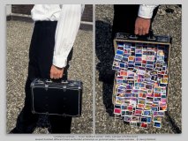 “artistamp suitcase — music feedback series” 1994