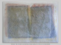 “Bleichpaar” 1981, Oil Pastel on varnished tissue, polyester wadding, 91.5 x 68.5 cm, 1/1 © Georg Mühleck
