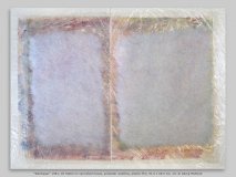 “Weichpaar” 1981, Oil Pastel on varnished tissue, polyester wadding, plastic film, 91.5 x 68.5 cm, 1/1 © Georg Mühleck