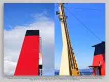 “Eileanan Innse Gall (Hebridean Isles)/Caledonian MacBrayne, Diptych” 2016, Photograph, Archival pigment on Hahnemühle Photo Rag Pearl 320g, image 38.3 x 57.4 cm, paper 40.3 x 59.4 cm each, edition of 5   © Georg Mühleck