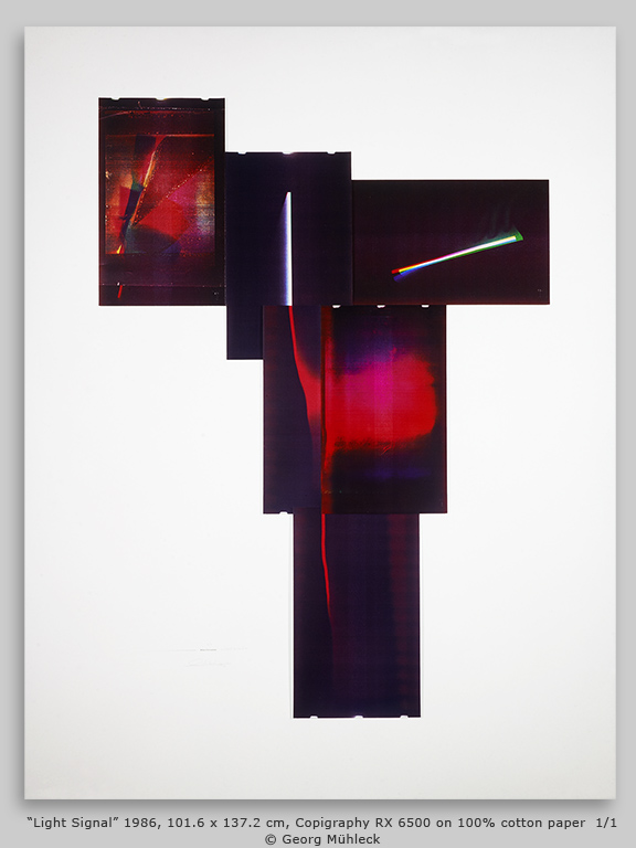 “Light Signal” 1986, 101.6 x 137.2 cm